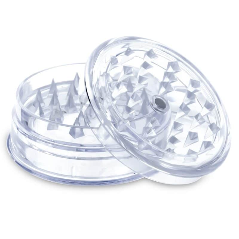 Clear Plastic Grinder The Green Leaf