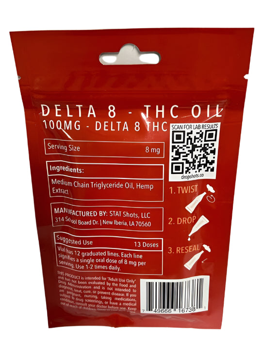 Water Soluble Delta-8 THC Isolate 100/500mg