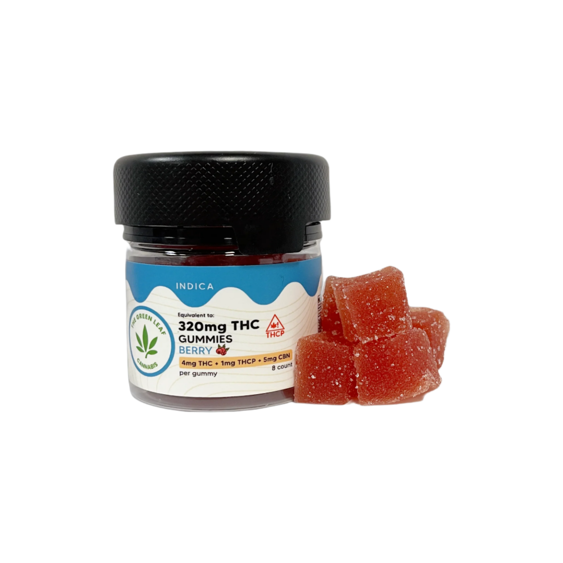 Indica-THC Gummies-gummies-THC-THCP-Berry-CBN-320mg THC