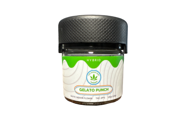 Gelato Punch THC Flower - Hybrid - 1g to 28g - The Green Leaf Cannabis