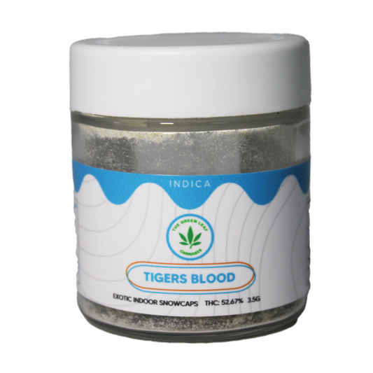 Tigers Blood Snowcaps Flower- Indica - The Green Leaf Cannabis