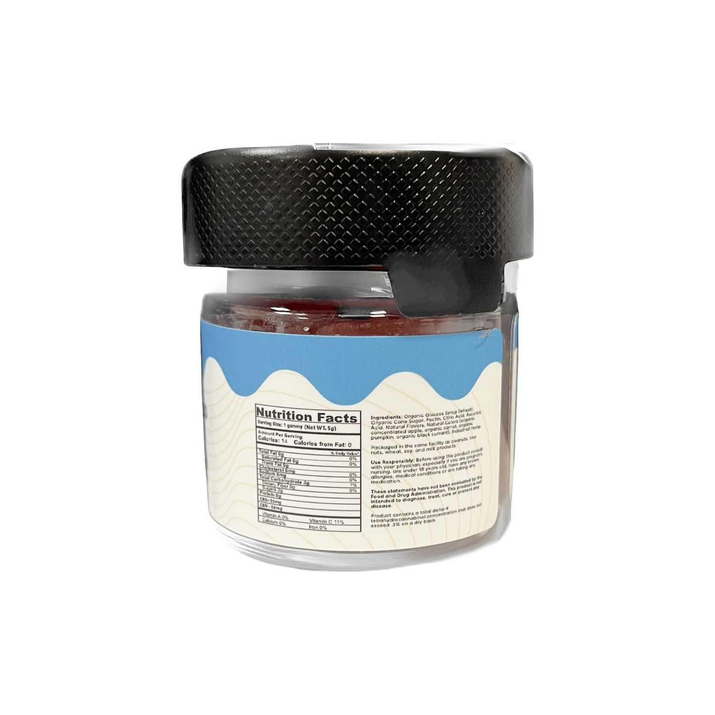 indica-cbd-gummies-cbd edibles-tropical-cbd-cbn-10ct-nutrition facts