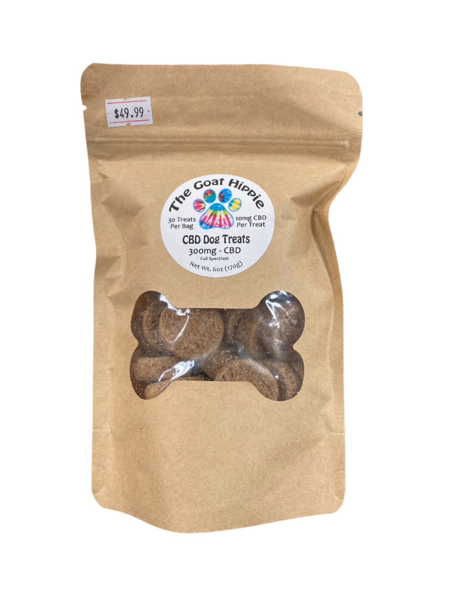 Dog Treats - 300mg CBD Full Spectrum - Goat Hippie