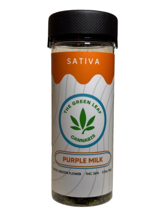 Purple Milk THC Flower - Sativa - 1g to 28g - The Green Leaf Cannabis