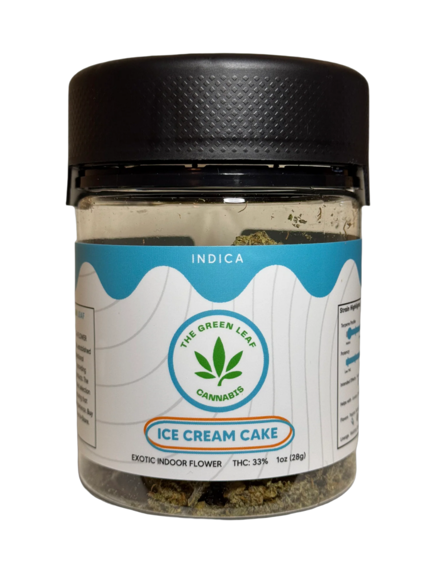 Ice Cream Cake THC Flower - Indica - 1g to 28g - The Green Leaf Cannabis