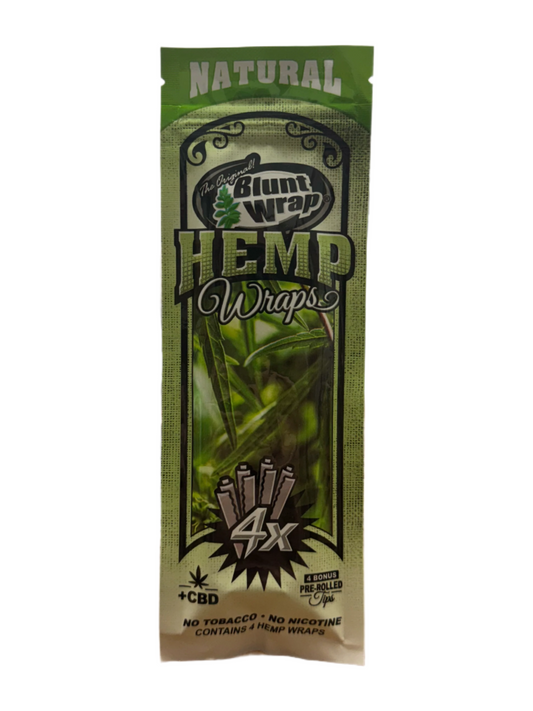 4 Pack Flavored Hemp Wraps