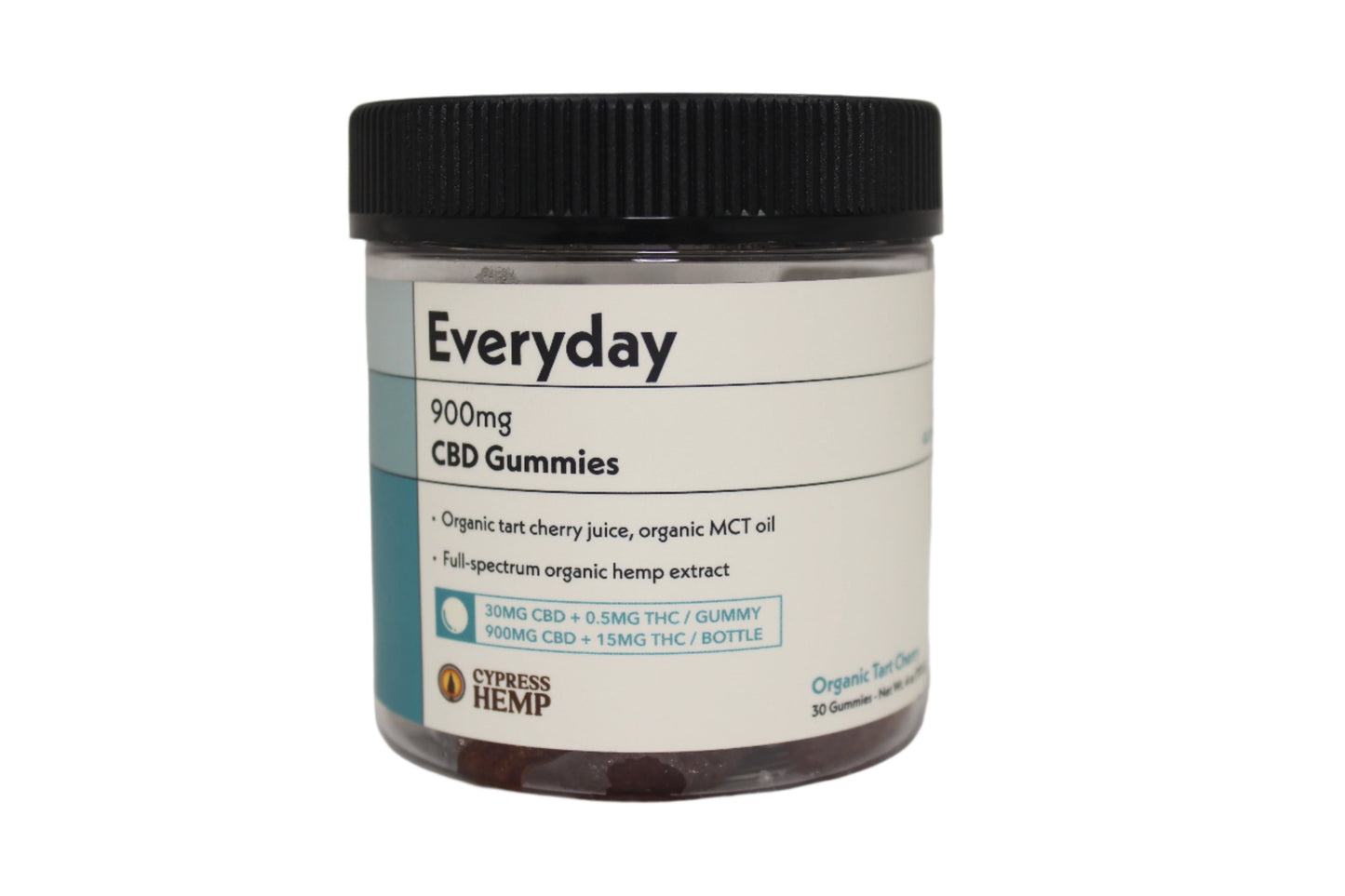 Everyday CBD Gummies - 900mg CBD Full Spectrum - Cypress Hemp