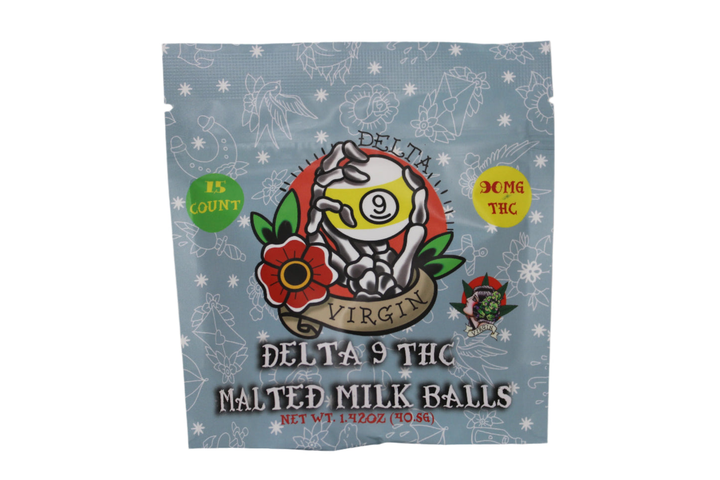 Chocolate Malted Milk Balls - 90mg THC - Virgin Hemp Farms