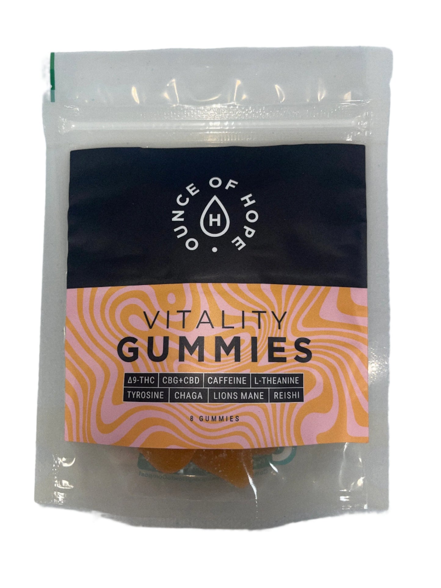 Vitality Gummies - Mushroom + 5mg THC - Ounce of Hope The Green Leaf