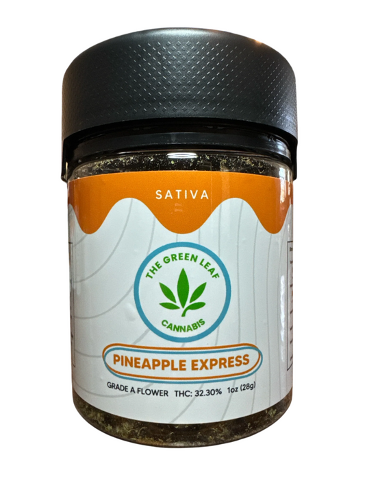 Pineapple Express THC Flower - Sativa - 1g to 28g - The Green Leaf Cannabis