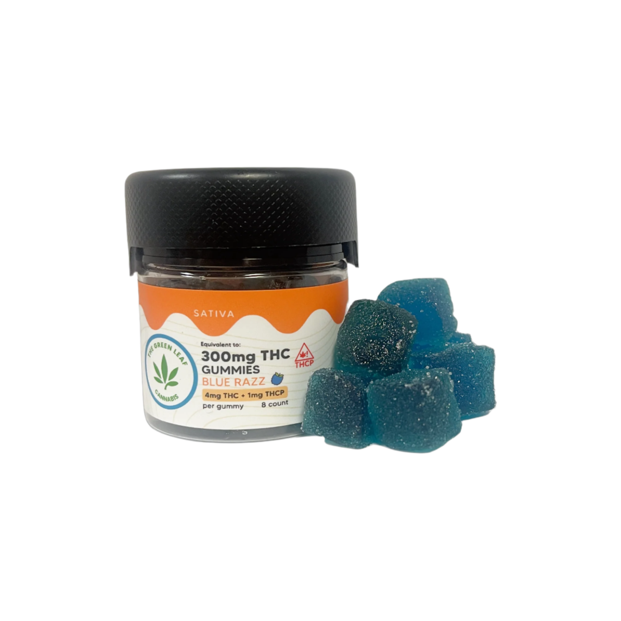 Sativa Blue Razz THCP Gummies | Potent Edibles with THC & Optional CBG ...