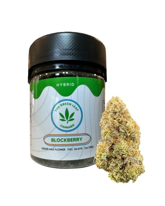 blockberry-hybrid-strain-thca flower-cannabis-flower-thc-weed
