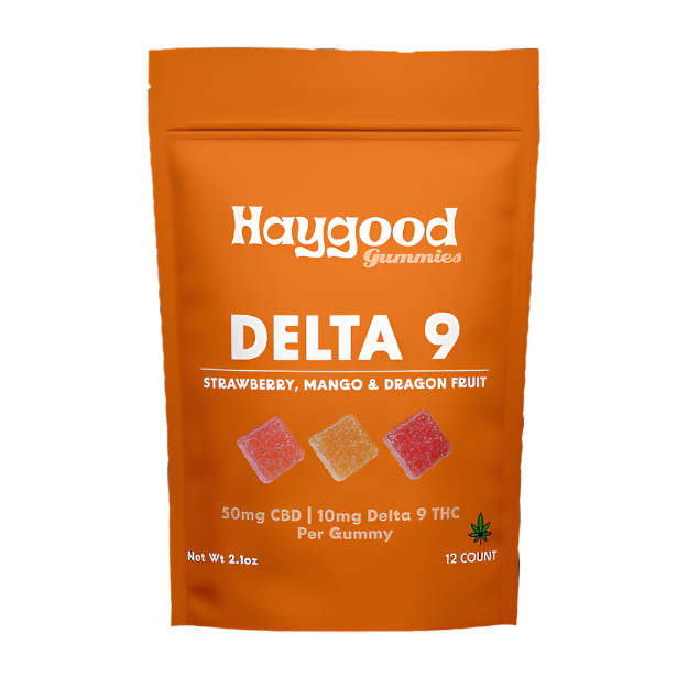 Delta 9 THC & CBD Gummies - 50mg CBD - 10mg D9 THC - Haygood