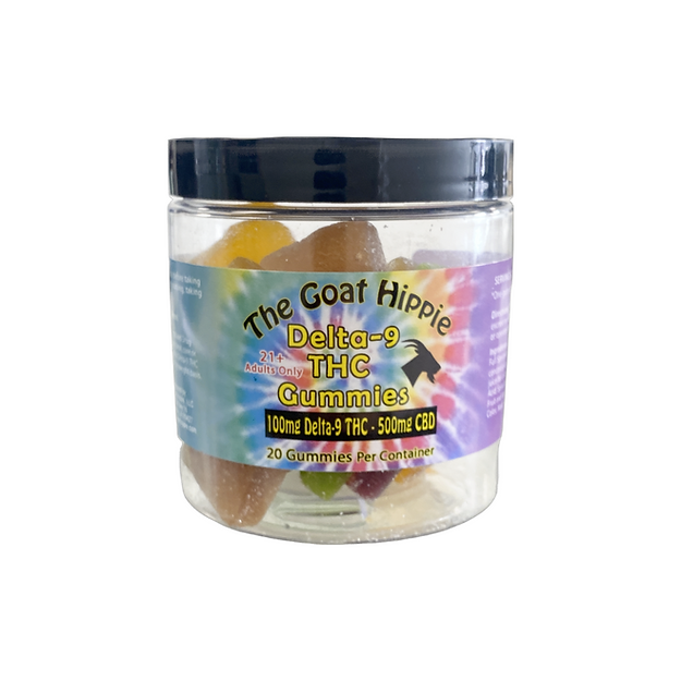 THC+CBD Gummies - 100mg 1:5 THC:CBD - The Goat Hippie