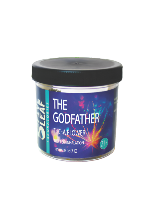 Godfather THC Stronger Flower (THCa) - 3.5g (1/8oz) - Hybrid - 5 Leaf Labs