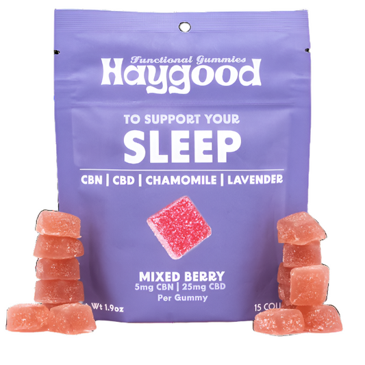 CBN Sleep Gummies - 5mg CBN, 25mg CBD - Haygood