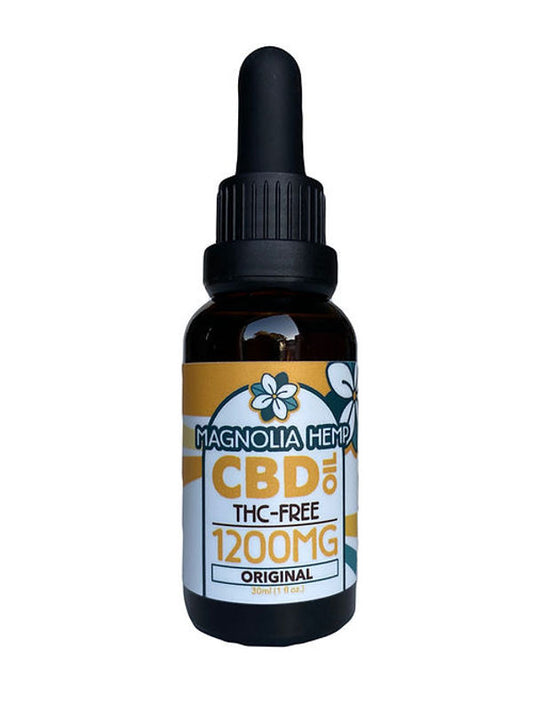 Isolate 1200mg CBD Oil - Magnolia Hemp