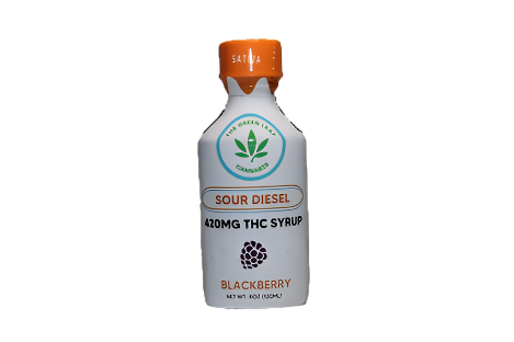 THC Syrup - Sativa - 420mg THC - The Green Leaf Cannabis