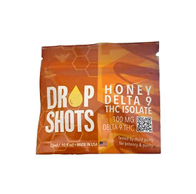 THC Isolate Honey - 100mg THC - Drop Shots