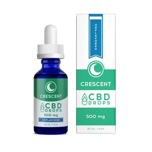 THC-Free CBD Drops - 500mg to 9000mg - Crescent Cana