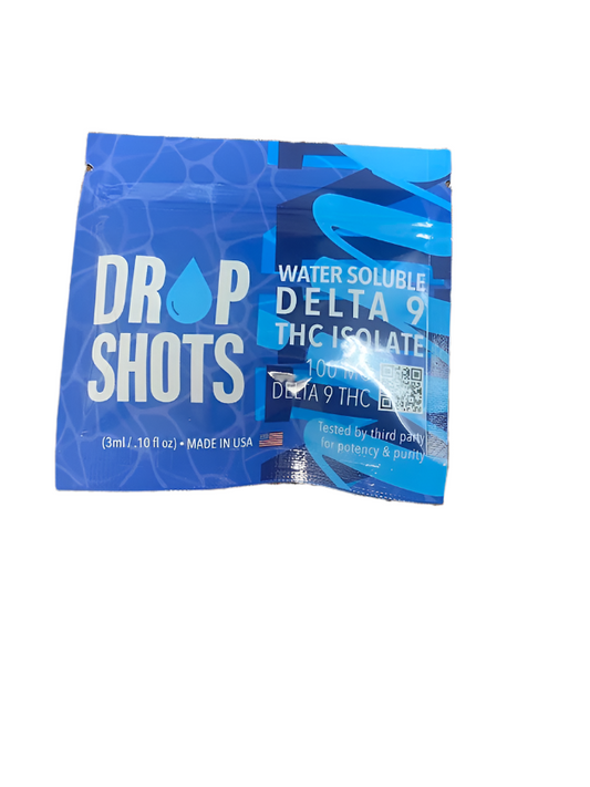 Water Soluble Vial - 100mg THC - Drop Shots