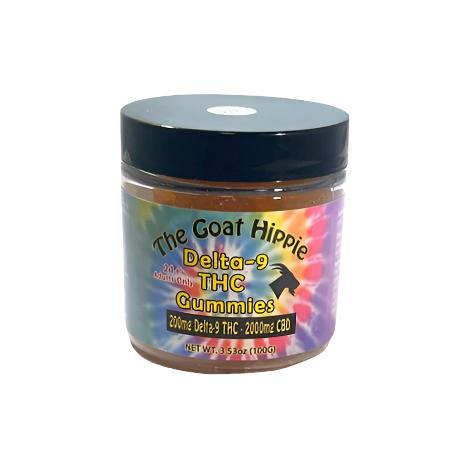 THC:CBD Gummies - 2200mg 1:10 THC+CBD - The Goat Hippie