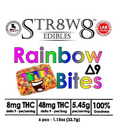 THC Rainbow Bites - 48mg THC - STR8W8