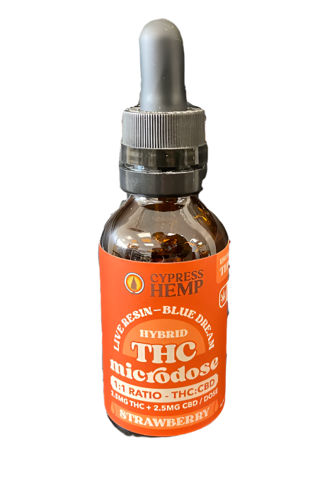 THC:CBD Hybrid Tincture - 150mg - Cypress Hemp (1:1 THC:CBD)