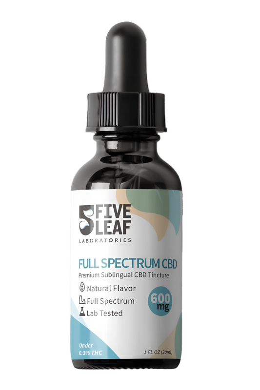 Full Spectrum CBD Drops - 150mg to 2000mg - 5 Leaf Labs