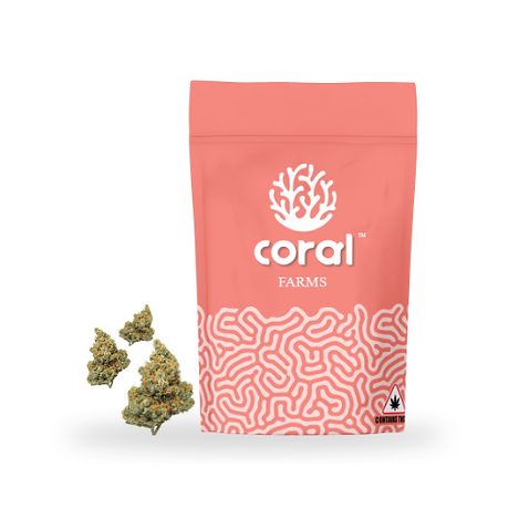 Grape Ape Smalls THC Flower - Indica - 28g (1oz) - Coral Farms