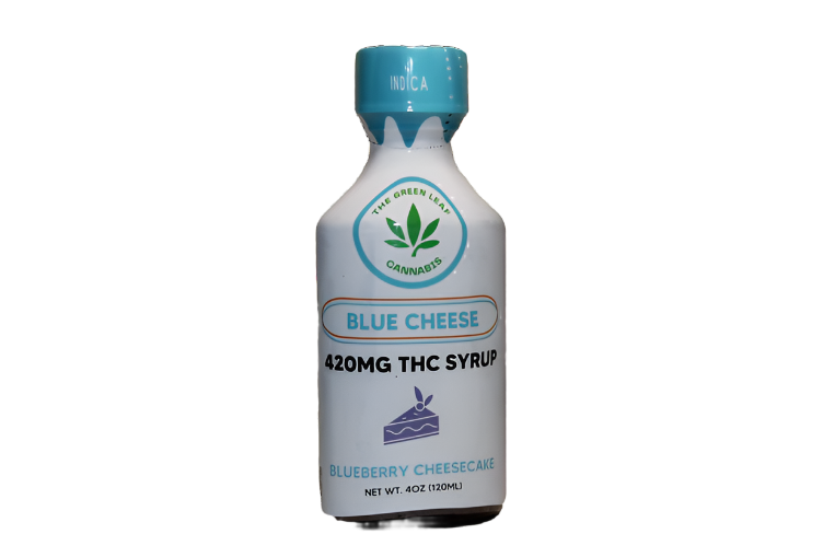 THC Syrup - Indica - 420mg THC - The Green Leaf Cannabis