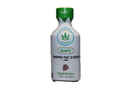 THC Syrup - Hybrid - 420mg THC - The Green Leaf Cannabis