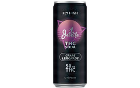 THC Jet Life Seltzer - 50mg THC - Crescent 9