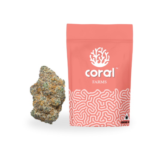 Oreoz Smalls THC Flower - Hybrid - 28g (1oz) - Coral Farms The Green Leaf